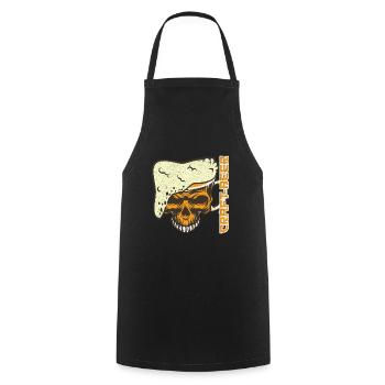 Bière artisanale - Tablier de cuisine - noir - Devant - AI Model Male 185 dark (185cm)