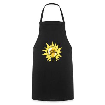 E-Bike Lover Electric Bicycle Owner Bicycle Ride - Cooking Apron - black - Front - AI Model Male 185 dark (185cm)