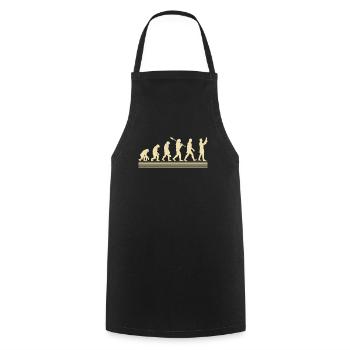 Evolution Of The Radiology Technologist - Cooking Apron - black - Front - AI Model Male 185 dark (185cm)