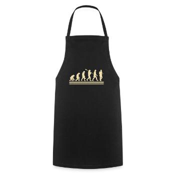Development Of the Financial Manager - Cooking Apron - black - Front - AI Model Male 185 dark (185cm)