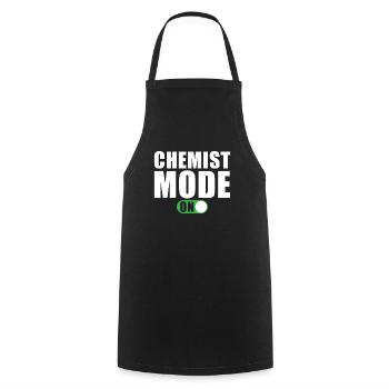 Chemiker Modus Ein - Kochschürze - Schwarz - Vorne - AI Model Male 185 dark (185cm)