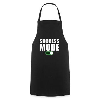 Erfolg Motivation Zitat Erfolgs Modus Ein - Kochschürze - Schwarz - Vorne - AI Model Male 185 dark (185cm)