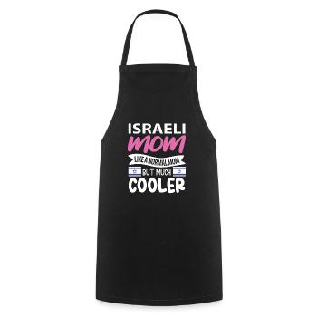 Israël - Tablier de cuisine - noir - Devant - AI Model Male 185 dark (185cm)