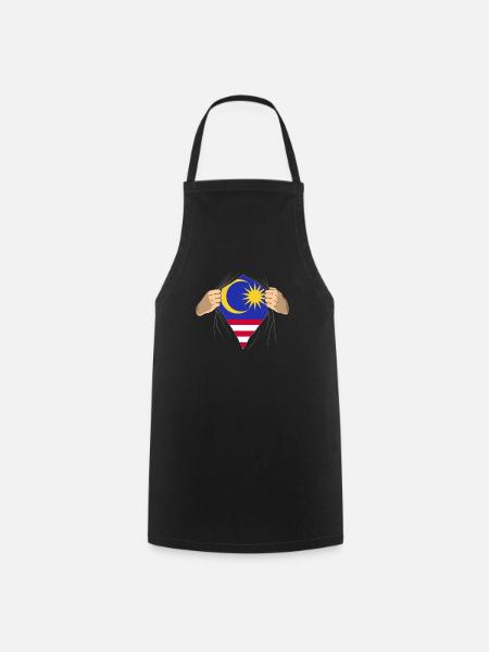 Malaysia - Kochschürze - Schwarz