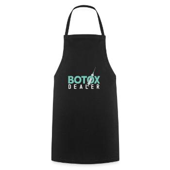 Botox - Kochschürze - Schwarz - Vorne - AI Model Male 185 dark (185cm)