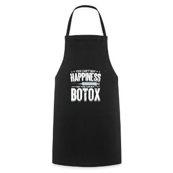 Botox - Kochschürze - Schwarz - Vorne - AI Model Male 185 dark (185cm)