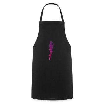 Joueur de basket-ball Ball Sports America USA - Tablier de cuisine - noir - Devant - AI Model Male 185 dark (185cm)