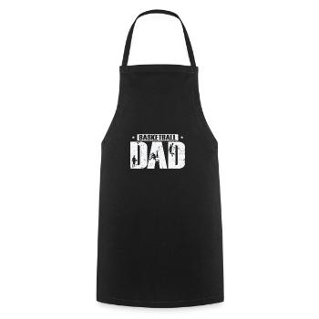 Basketball Dad Ballsport America États-Unis - Tablier de cuisine - noir - Devant - AI Model Male 185 dark (185cm)