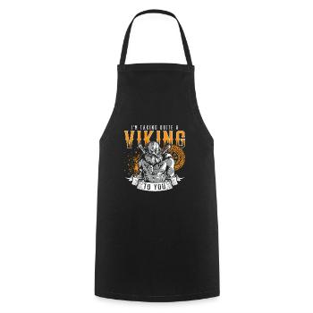 Norse Viking Mythology Design for Viking Warriors - Cooking Apron - black - Front - AI Model Male 185 dark (185cm)