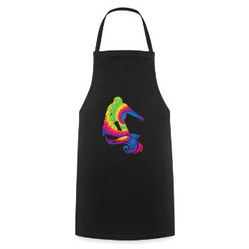 Sandboard Sanboarder Boardsport Sandboarding - Cooking Apron - black - Front - AI Model Male 185 dark (185cm)