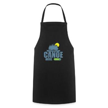 Canoe Mode On Kayak Paddle Boat Canoeing - Cooking Apron - black - Front - AI Model Male 185 dark (185cm)
