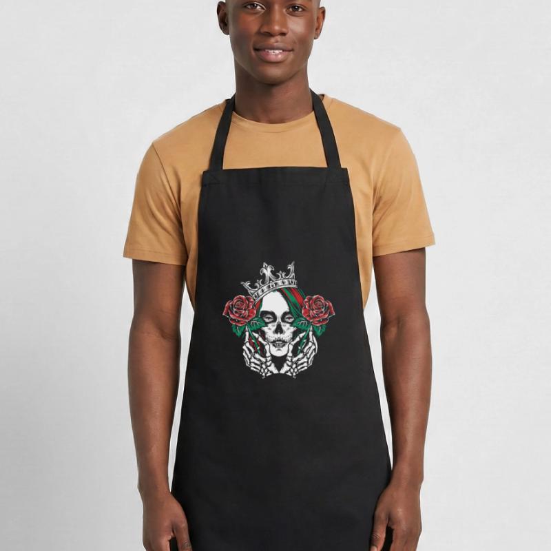 Goth Clothes Emo Styles Gothic Skeleton Warrior Cooking Apron