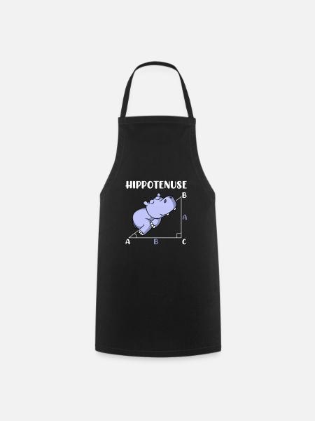 Hippotenuse mathématiques amusantes maths - Tablier de cuisine - noir