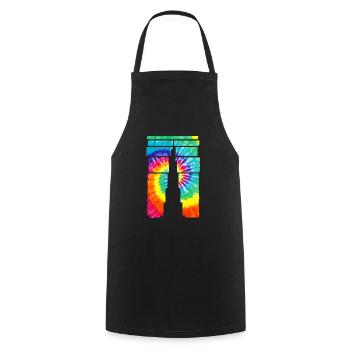 Dubai Souvenir Burj Khalifa - Kochschürze - Schwarz - Vorne - AI Model Male 185 dark (185cm)