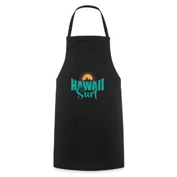 Hawaii Surf Surfing Surfboard Water Sports - Cooking Apron - black - Front - AI Model Male 185 dark (185cm)