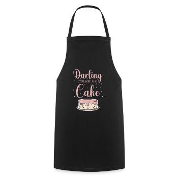 Cuisson gâteau Boulanger Confiseur - Tablier de cuisine - noir - Devant - AI Model Male 185 dark (185cm)