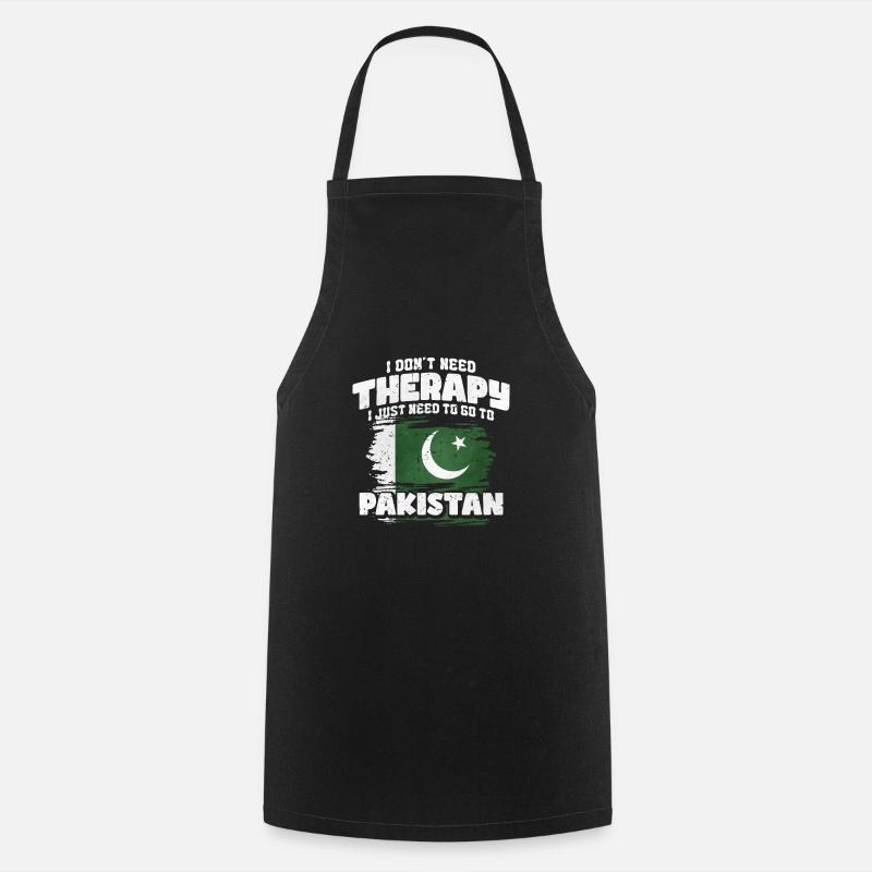 Pakistan - Tablier de cuisine - noir