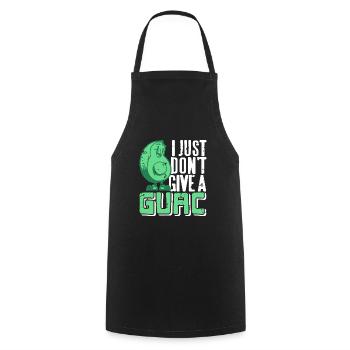 Je ne donne pas un Guac Rétro Drôle De Guacamole - Tablier de cuisine - noir - Devant - AI Model Male 185 dark (185cm)