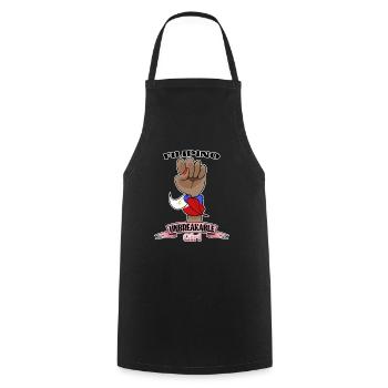 Filipino Girl Unbreakable Filipino Heritage - Cooking Apron - black - Front - AI Model Male 185 dark (185cm)