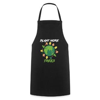 Earth Day Earthday Environmental Protection Environment Nature - Cooking Apron - black - Front - AI Model Male 185 dark (185cm)