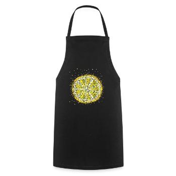 Lemon Costume Replacement Carnival Carnival Gift - Cooking Apron - black - Front - AI Model Male 185 dark (185cm)