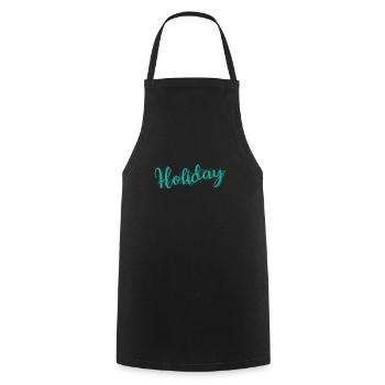 Holiday Holidays Leisure Holidays Travel Family - Cooking Apron - black - Front - AI Model Male 185 dark (185cm)