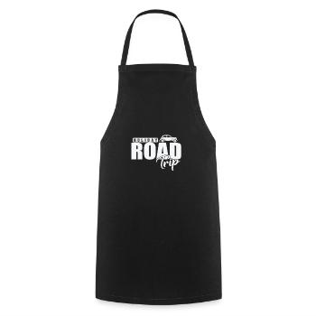 Holiday Road Trip Holiday Leisure Holidays - Cooking Apron - black - Front - AI Model Male 185 dark (185cm)