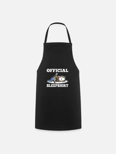 Official sleepshirt Mops - Kochschürze - Schwarz