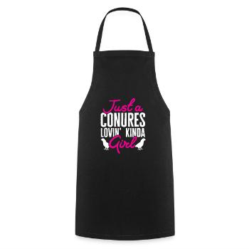Molinasittich Parrot Bird Sun Parakeet - Cooking Apron - black - Front - AI Model Male 185 dark (185cm)