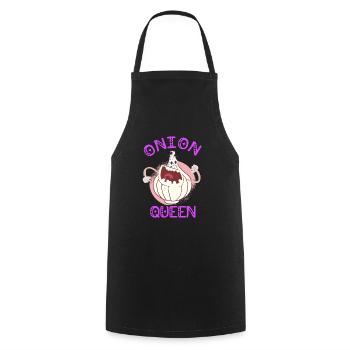 Onion Lover Funny Vegetable Cooking Organic Food - Kochschürze - Schwarz - Vorne - AI Model Male 185 dark (185cm)