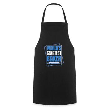 World's Greatest BAKER Cool Retro Vintage Baker - Kochschürze - Schwarz - Vorne - AI Model Male 185 dark (185cm)