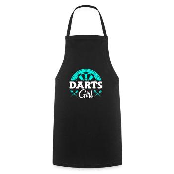 Darts Girl Women's Darts Play Darts Accessories Darts - Cooking Apron - black - Front - AI Model Male 185 dark (185cm)