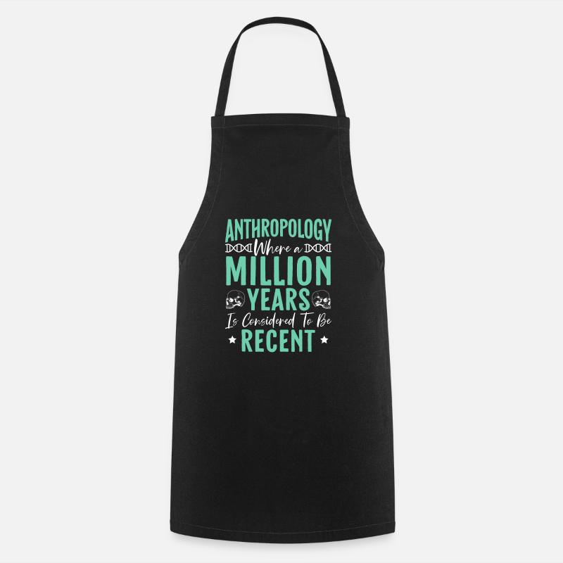 Où un million d’années est considéré comme récent - Tablier de cuisine - noir