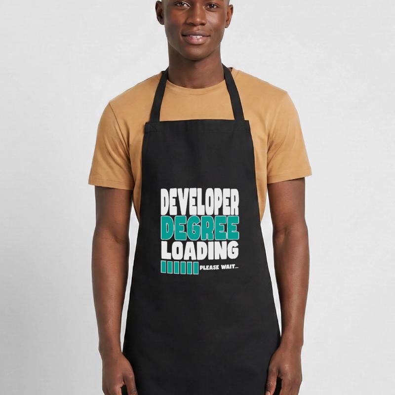 Software developer loads training Cooking Apron