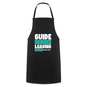 Tour guide invites training - Cooking Apron - black - Front - AI Model Male 185 dark (185cm)