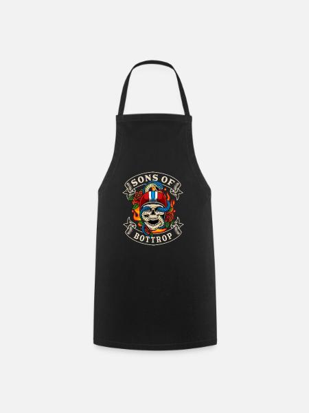 Bottrop Biker Geschenk sons of Bottrop Heimat - Kochschürze - Schwarz