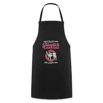 Bluetick Coonhound Gift Funny Saying - Cooking Apron - black - Front - AI Model Male 185 dark (185cm)
