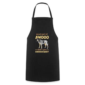 Bluetick Coonhound Gift Funny Saying - Cooking Apron - black - Front - AI Model Male 185 dark (185cm)