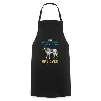 Bluetick Coonhound Gift Funny Saying - Cooking Apron - black - Front - AI Model Male 185 dark (185cm)