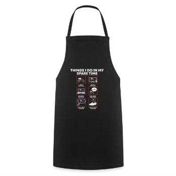 Loisirs Agriculteur Agriculteur Tracteur Conducteur Tracteur - Tablier de cuisine - noir - Devant - AI Model Male 185 dark (185cm)