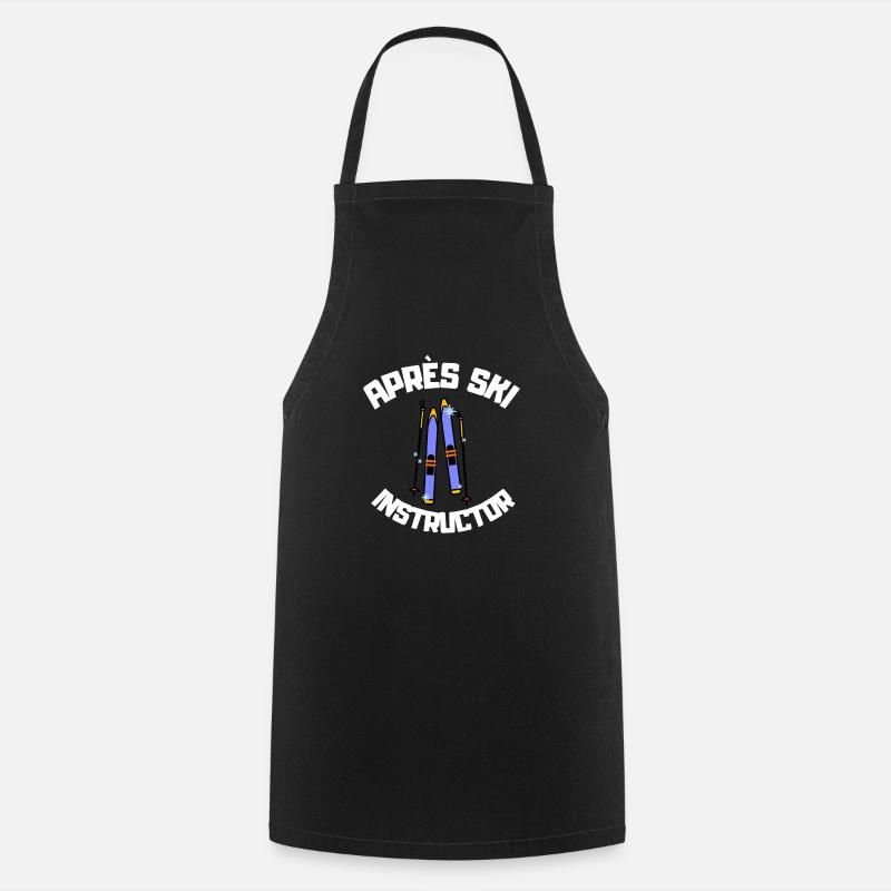 Apres Ski - Cooking Apron - black