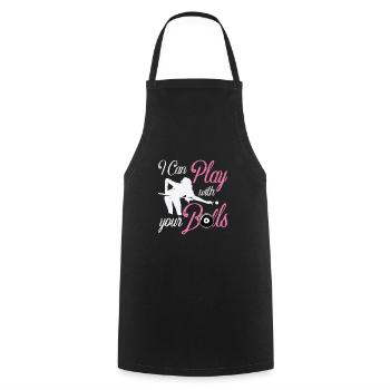 Pocketologist Billard Piscine Billard 8 Femme - Tablier de cuisine - noir - Devant - AI Model Male 185 dark (185cm)