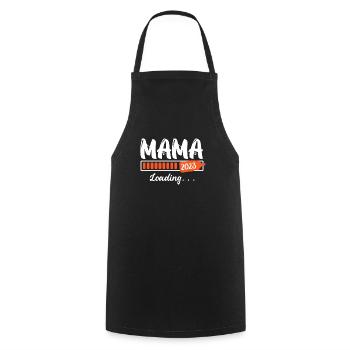 Mama to be 2023 pregnant with girl Boy Mom - Cooking Apron - black - Front - AI Model Male 185 dark (185cm)