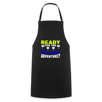 Dental technicians work dentist gift - Cooking Apron - black - Front - AI Model Male 185 dark (185cm)