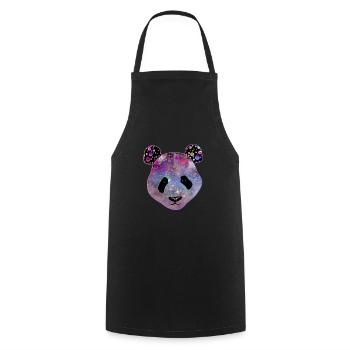 Lustige Panda-Geschenkidee - Kochschürze - Schwarz - Vorne - AI Model Male 185 dark (185cm)