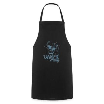 Soirées dansantes Célébrations Musique de danse Amis - Tablier de cuisine - noir - Devant - AI Model Male 185 dark (185cm)