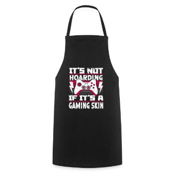 Gamer Gamer Gaming Console Video Games - Cooking Apron - black - Front - AI Model Male 185 dark (185cm)