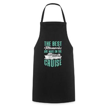 Croisière Croisière Vacances Mer - Tablier de cuisine - noir - Devant - AI Model Male 185 dark (185cm)