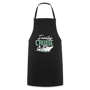 Croisière Croisière Vacances Mer - Tablier de cuisine - noir - Devant - AI Model Male 185 dark (185cm)