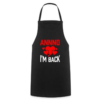 Open Heart Surgery Gift - Cooking Apron - black - Front - AI Model Male 185 dark (185cm)